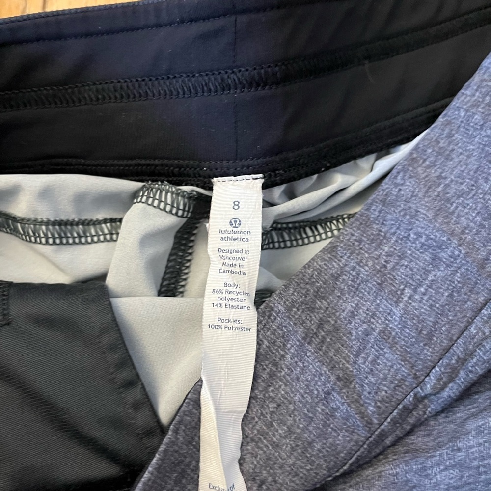 Lululemon Get Ready Jogger Swift Heathered Gray Black Print Size 8 - Picture 5 of 7